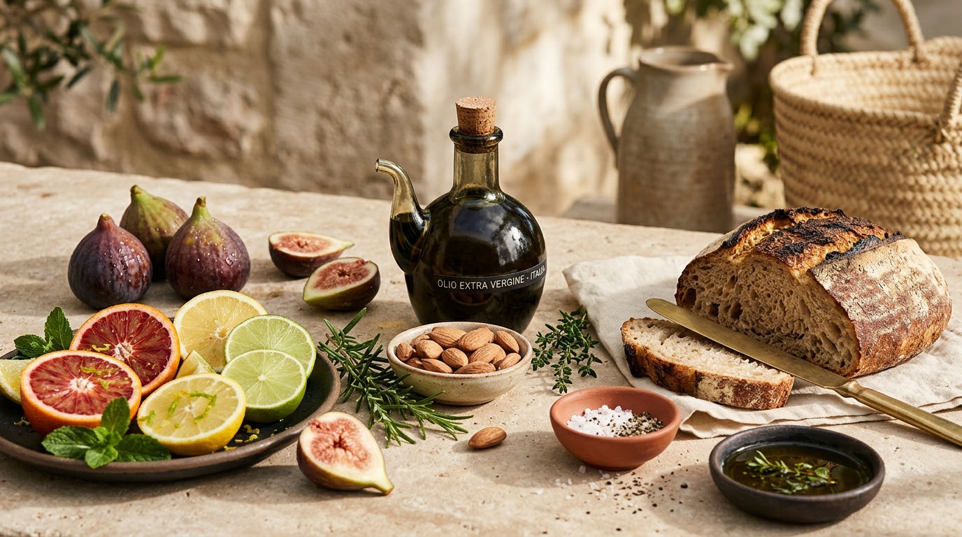 Alimentación mediterránea fresca y variada