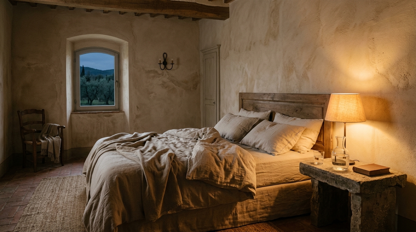 Dormitorio sereno y ambiente de descanso